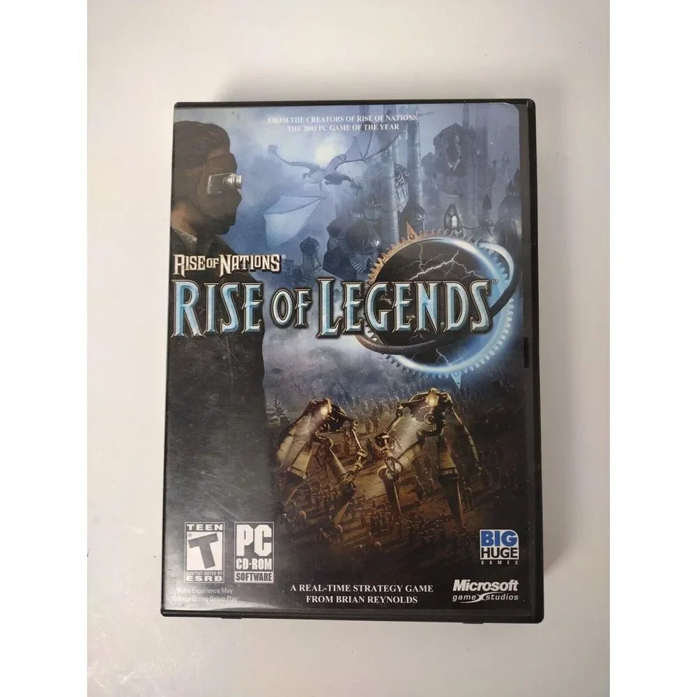 Rise of Nations: Rise of Legends (PC, 2006) Complete Box Game COMPLETE ~ EUC